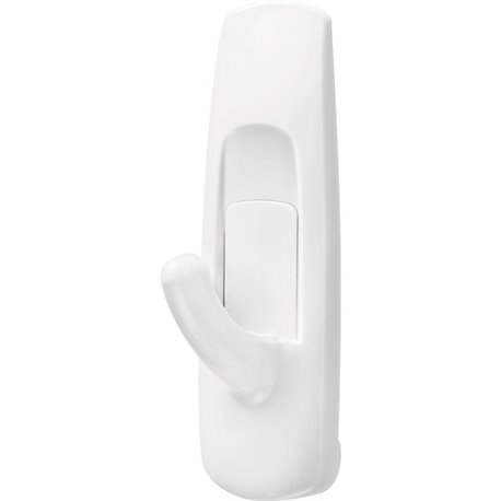 Command Medium Utility Hooks - 3 lb (1.36 kg) Capacity - for Indoor - White - 37 / Box