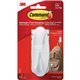 Command Large Designer Hook - 5 lb (2.27 kg) Capacity - Plastic - White - 1 / Pack