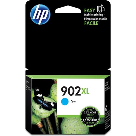 HP 902XL Original High Yield Inkjet Ink Cartridge - Cyan - 1 Each - 750 Pages