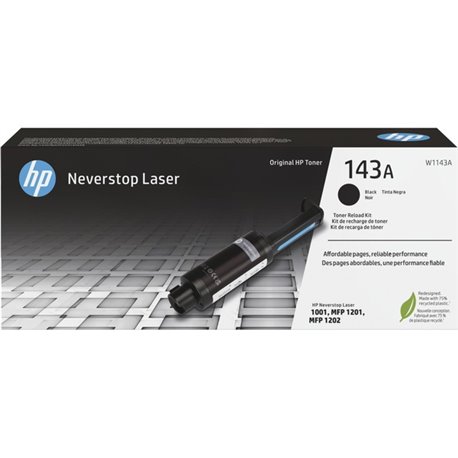 HP 143A Original Laser Toner Cartridge - Black - 1 / Carton - 2500 Pages