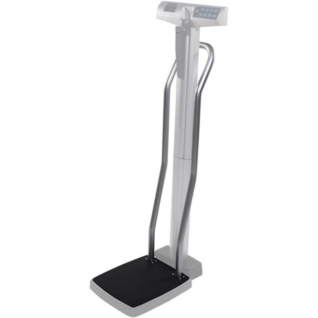 Health o Meter Scale Handlebars - 14.1" Width x 21.1" Depth x 53.6" Height - 1 Each - Gray