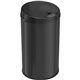 HLS Commercial 8-Gallon Sensor Trash Can - Hinged Lid - 8 gal Capacity - Round - Touchless - Sensor, Bacteria Resistant, Vented,