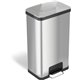 HLS Commercial AirStep Stainless Steel Step Trash Can - Deodorizer - 4.76 gal Capacity - Foot Pedal, Smudge Resistant, Easy to C