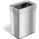 HLS Commercial Stainless Steel Bin Receptacle - Deodorizer - 18 gal Capacity - Rectangular - Fingerprint Proof - 25.8" Height x 