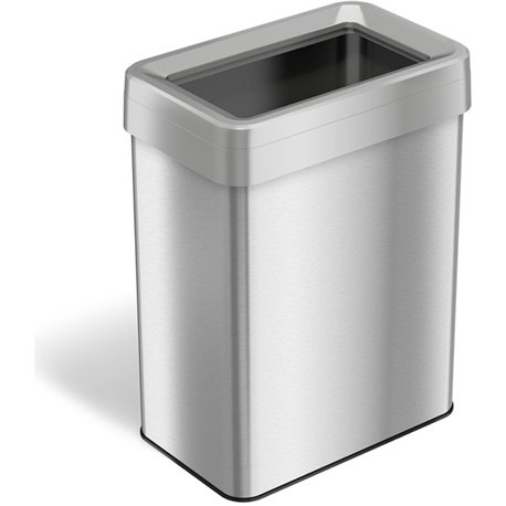 HLS Commercial Stainless Steel Bin Receptacle - Deodorizer - 18 gal Capacity - Rectangular - Fingerprint Proof - 25.8" Height x 