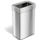 HLS Commercial Stainless Steel Bin Receptacle - Deodorizer - 21 gal Capacity - Rectangular - Fingerprint Proof - 33" Height x 10