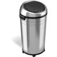 HLS Commercial XL Round Stainless Sensor Trash Can - 23 gal Capacity - Round - Touchless - Sensor, Bacteria Resistant, Caster, M