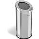 HLS Commercial 15-Gallon Round Open Top Trash Can - 15 gal Capacity - Round - Removable Lid, Handle, Smudge Resistant, Easy to C