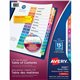 Avery Ready Index Table of Content Dividers for Laser and Inkjet Printers - 90 x Divider(s) - 1-15 - 15 Tab(s)/Set - 8.5" Divide