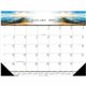 House of Doolittle Recycled Illustrated Desk Pad Calendar - Julian Dates - Monthly - January 2025 - December 2025 - 1 Month Sing