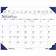 House of Doolittle Eco-friendly Executive Calendar Desk Pad - Julian Dates - Monthly - 1 Year - January 2025 - December 2025 - 1