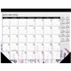 House of Doolittle Wild Flower Monthly Desk Pad - Julian Dates - Monthly - 12 Month - January - December - 1 Month Single Page L