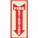 Headline Signs Glow In Dark Fire Extinguisher Sign - 1 Each - Fire Extinguisher Print/Message - 4" Width13" Depth - Glow-in-the-
