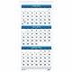 House of Doolittle Three-month Vertical Academic Wall Calendar - Academic - Julian Dates - Monthly - 14 Month - June 2024 - July