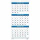 House of Doolittle 3-month Vertical 17" Wall Calendar - Julian Dates - Monthly - 14 Month - December 2024 - January 2026 - 3 Mon