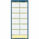 House of Doolittle Laminated Yearly Wall Planner - Julian Dates - Yearly - 12 Month - January 2025 - December 2025 - 60" x 26" S