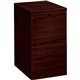 HON 10500 H105104 Pedestal - 15.8" x 22.8"28" - 2 x File Drawer(s) - Flat Edge - Finish: Mahogany