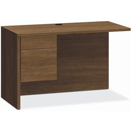 HON H10516L Return - 48" x 24"29.5" - 2 x File, Box Drawer(s) - Flat Edge - Finish: Pinnacle, Laminate