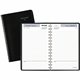 DayMinder Basic Daily Planner, Black, Small, 5" x 8" - Small Size - Julian Dates - Daily - 12 Month - January 2025 - December 20