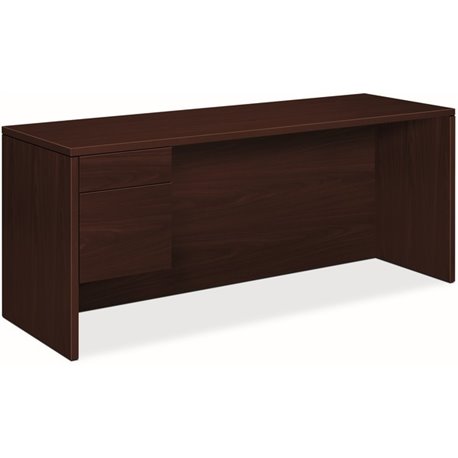 HON 10500 H10546L Pedestal Credenza - 72" x 24"29.5" - 2 x Box, File Drawer(s)Left Side - Flat Edge