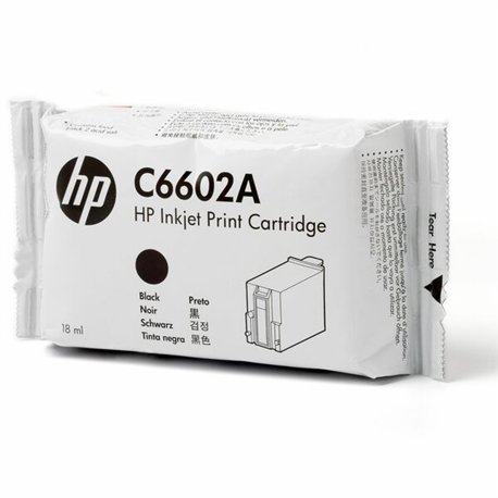 HP (C6602A) Original High Yield Inkjet Ink Cartridge - Black - 1 Each - 7000000 Characters