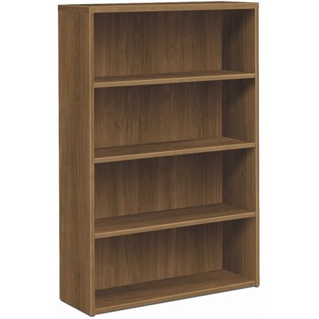 HON H105534 Bookcase - 36" x 13.1"57.1" - 4 Shelve(s) - Finish: Pinnacle, Laminate