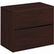 HON 10500 H10563 Lateral File - 36" x 20"29.5" - 2 Drawer(s) - Flat Edge - Finish: Mahogany