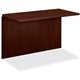 HON 10500 Series Bridge - 47" x 24"29.5" - Square Edge - Finish: Laminate, Mahogany - For Office