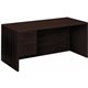 HON 10500 H10584L Pedestal Desk - 66" x 30"29.5" - 2 x Box, File Drawer(s)Left Side - Flat Edge