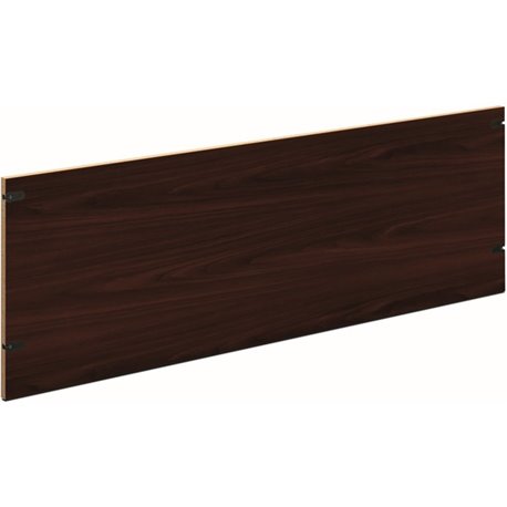 HON 10500 H105854 Back Enclosure - 57.8" x 0.8"18.6" - Flat Edge - Finish: Mahogany