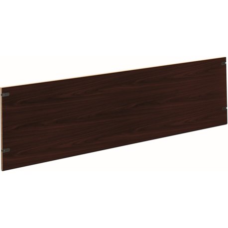 HON 10500 H105856 Back Enclosure - 69.8" x 0.8"18.6" - Flat Edge - Finish: Mahogany