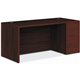 HON 10500 H105897R Pedestal Desk - 66" x 30"29.5" - 3 x Box, File Drawer(s)Right Side - Finish: Mahogany