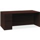 HON 10500 H105898L Pedestal Desk - 66" x 36"29.5" - 3 x Box, File Drawer(s)Left Side - Finish: Mahogany