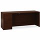 HON 10500 H105904L Pedestal Credenza - 72" x 24"29.5" - 2 x File Drawer(s)Left Side - Flat Edge - Finish: Mahogany