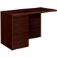 HON 10700 Series Left Return - 48" x 24"29.5" - 2 x File Drawer(s)Left Side - Waterfall Edge - Finish: Laminate, Mahogany - For 