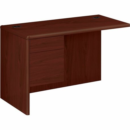 HON 10700 H10716L Return - 48" x 24"29.5" - 2 x Box, File Drawer(s) - Waterfall Edge