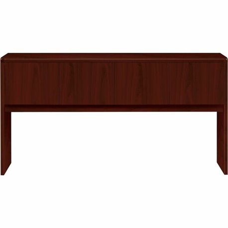 HON 10700 H107318 Hutch - 74.6" x 14.6"37.1" - Waterfall Edge - Finish: Mahogany