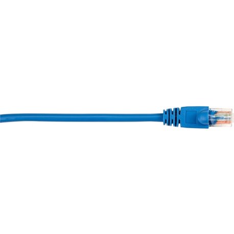 Black Box CAT5e Value Line Patch Cable, Stranded, Blue, 3-ft. (0.9-m) - 3 ft Category 5e Network Cable for Network Device - Firs