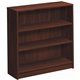 HON 1870 Series Bookcase | 3 Shelves | 36"W | Mahogany Finish - 3 Shelf(ves) - 36" Height x 36" Width x 11.5" Depth - Abrasion R