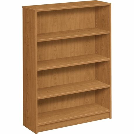 HON 1870 Series Bookcase 36"W - 4 Shelf(ves) - 48.4" Height x 36" Width x 11.5" DepthFloor - Durable, Sturdy, Square Corner, Abr