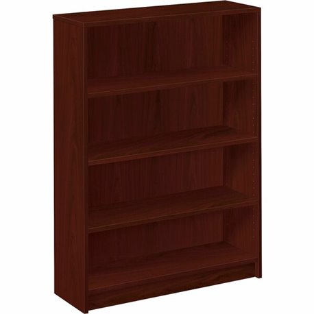 HON 1870 H1874 Bookcase - 36" x 11.5"48.8" - 4 Shelve(s) - Finish: Mahogany