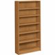 HON 1870 Series Bookcase | 6 Shelves | 36"W | Harvest Finish - 6 Shelf(ves) - 72.6" Height x 36" Width x 11.5" DepthFloor - Adju