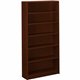 HON 1870 H1876 Bookcase - 36" x 11.5"72.6" - 6 Shelve(s) - Finish: Mahogany