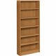 HON 1870 Series Bookcase | 6 Shelves | 36"W | Harvest Finish - 6 Shelf(ves) - 84" Height x 36" Width x 11.5" DepthFloor - Durabl