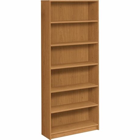 HON 1870 Series Bookcase | 6 Shelves | 36"W | Harvest Finish - 6 Shelf(ves) - 84" Height x 36" Width x 11.5" DepthFloor - Durabl