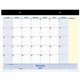 At-a-Glance QuickNotes Monthly Desk Pad Calendar, Standard - Standard Size - Julian Dates - Monthly - 13 Month - January 2025 - 