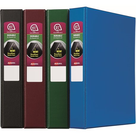 Avery Flexi-View 3 Ring Binders - 1/2" Binder Capacity - Letter - 8 1/2" x 11" Sheet Size - 100 Sheet Capacity - 3 x Round Ring 
