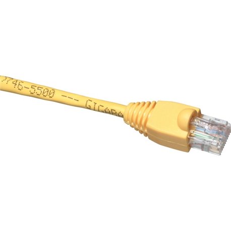 Black Box Gigabase Cat. 5E UTP Patch Cable - RJ-45 Male - RJ-45 Male - 3ft - Yellow