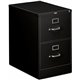 HON 310 H312C File Cabinet - 18.3" x 26.5"29" - 2 Drawer(s) - Finish: Black