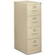 HON 310 H314C File Cabinet - 18.3" x 26.5"52" - 4 Drawer(s) - Finish: Putty